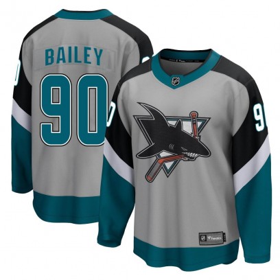 Youth Breakaway San Jose Sharks Justin Bailey Fanatics Branded 2020/21 Special Edition Jersey - Gray