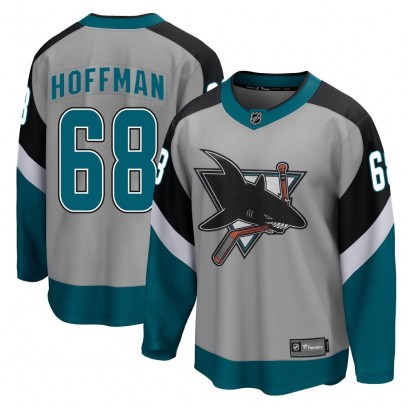 Youth Breakaway San Jose Sharks Mike Hoffman Fanatics Branded 2020/21 Special Edition Jersey - Gray
