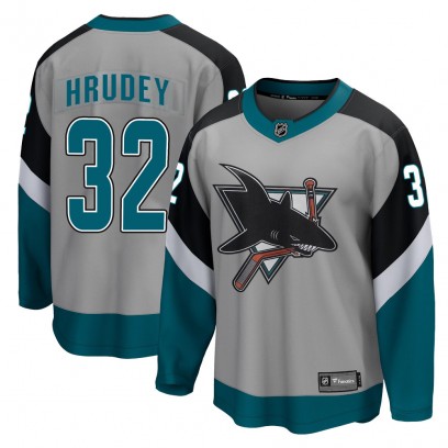 Youth Breakaway San Jose Sharks Kelly Hrudey Fanatics Branded 2020/21 Special Edition Jersey - Gray