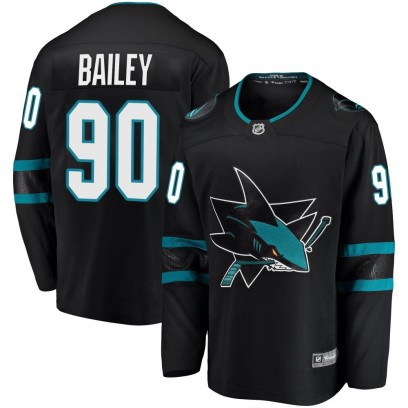 Youth Breakaway San Jose Sharks Justin Bailey Fanatics Branded Alternate Jersey - Black