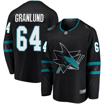 Youth Breakaway San Jose Sharks Mikael Granlund Fanatics Branded Alternate Jersey - Black