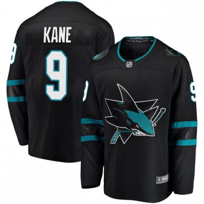 Youth Breakaway San Jose Sharks Evander Kane Fanatics Branded Alternate Jersey - Black