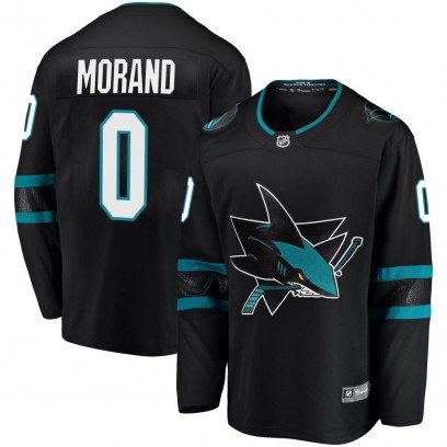 Youth Breakaway San Jose Sharks Antoine Morand Fanatics Branded Alternate Jersey - Black