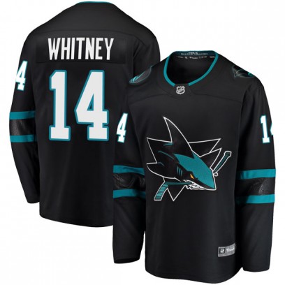 Youth Breakaway San Jose Sharks Ray Whitney Fanatics Branded Alternate Jersey - Black