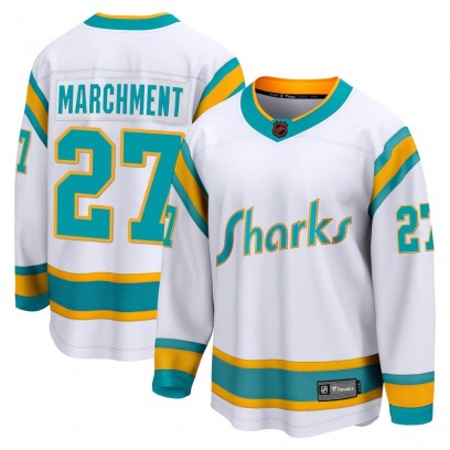 Youth Breakaway San Jose Sharks Bryan Marchment Fanatics Branded Special Edition 2.0 Jersey - White
