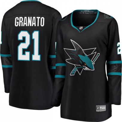 Women's Breakaway San Jose Sharks Tony Granato Fanatics Branded Alternate Jersey - Black