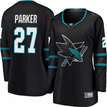 Women's Breakaway San Jose Sharks Scott Parker Fanatics Branded Alternate Jersey - Black