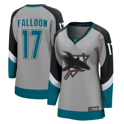 Women's Breakaway San Jose Sharks Pat Falloon Fanatics Branded 2020/21 Special Edition Jersey - Gray