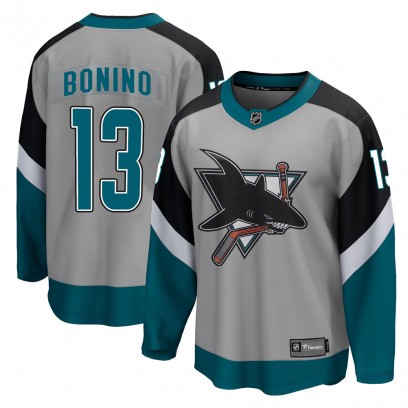 Men's Breakaway San Jose Sharks Nick Bonino Fanatics Branded 2020/21 Special Edition Jersey - Gray